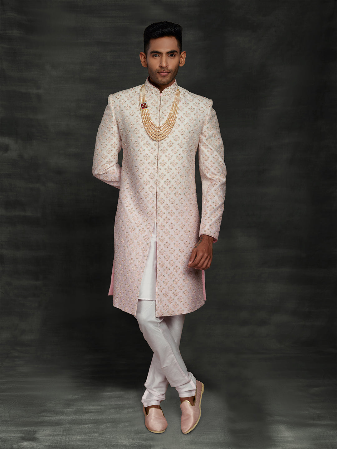 Sherwani for men in pink