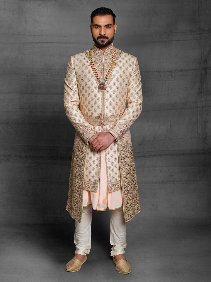 Maharaja look sherwani for groom