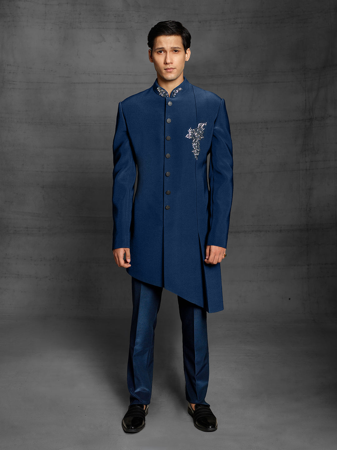 Blue men's wear indo-western
