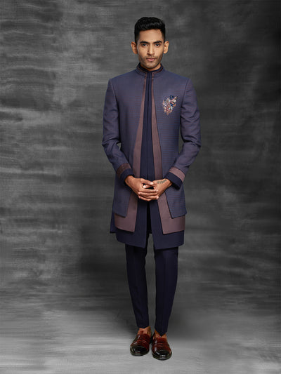 Layered indo-western for men
