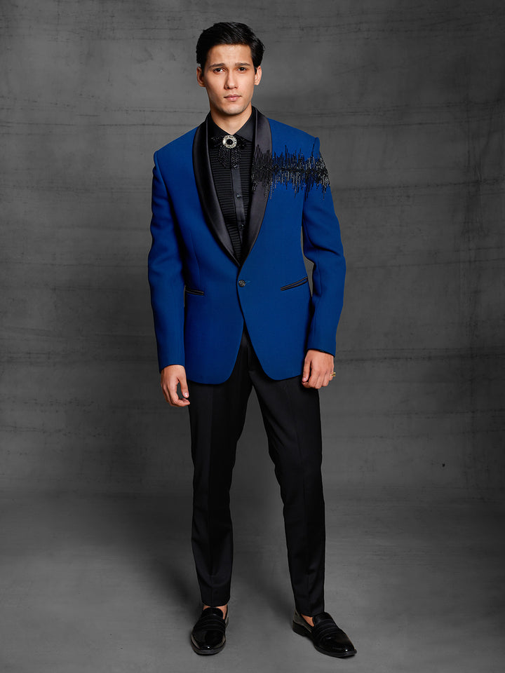 Cobalt blue tuxedo