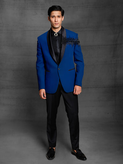 Cobalt blue tuxedo