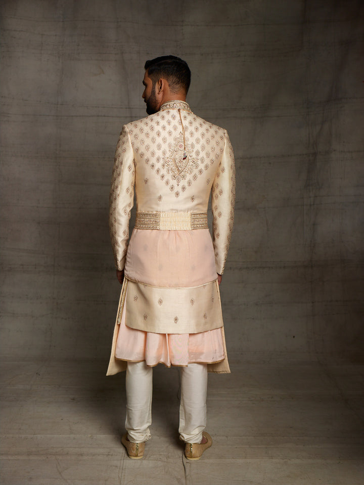 Maharaja look sherwani for groom